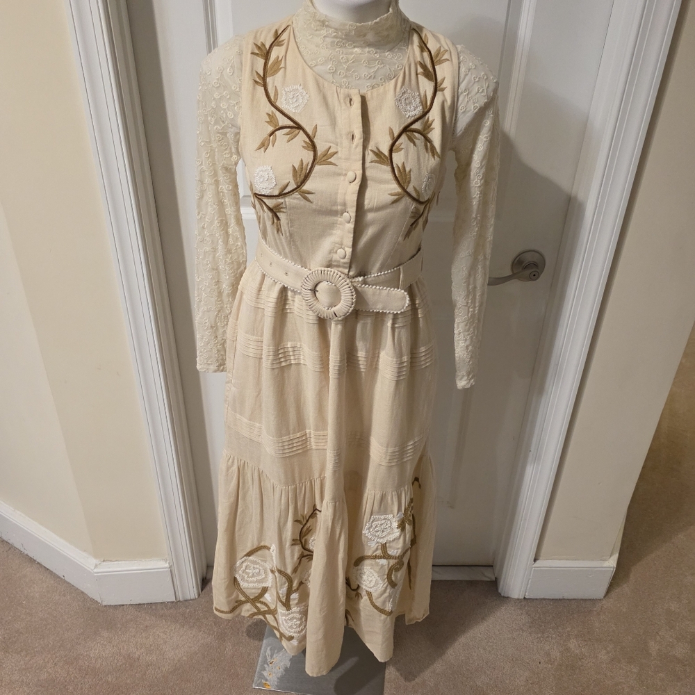 Stunning Eddy Sophia Dress And Body Suit Size Small